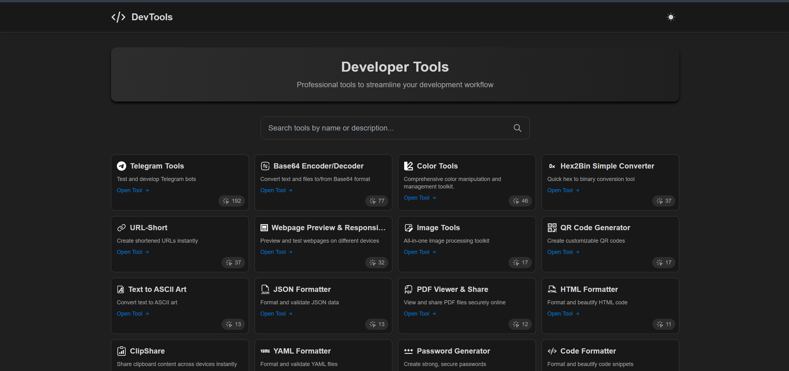 Dev Tools